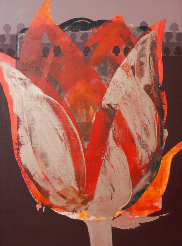 ABENDSERENADE  70 x 50 cm - vorletztes Werk der Serie / Leinwanddruck in Originalgröße