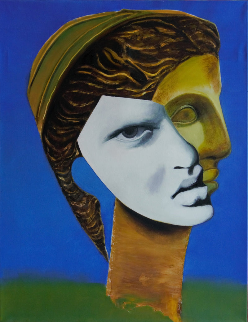 ANTIQUE COUPLE -Serie-  130x100cm Leinwanddruck in Originalgröße