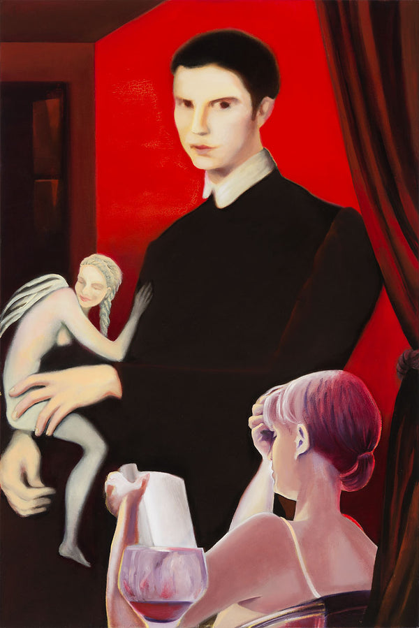 DER BILDHAUER  120x80cm / Leinwanddruck in Originalgröße