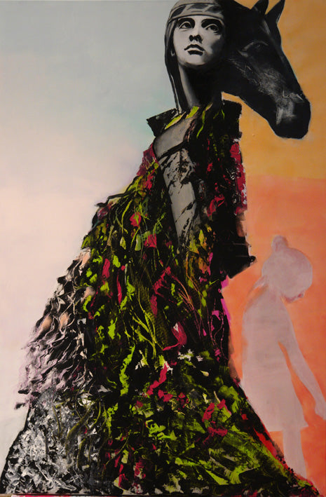 (2) SERIE Frauen in der Mythologie: DEMETER 150x110cm / Leinwanddruck in Originalgröße