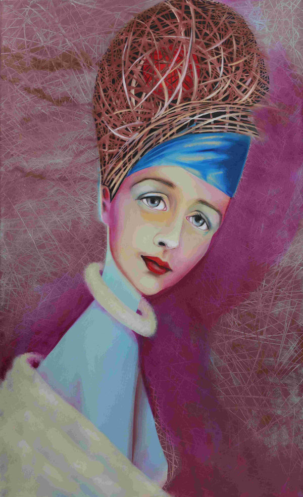 EMILY MIT HAB UND GUT  130x80cm / Leinwanddruck in Originalgröße