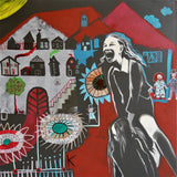 (x)Serie Kinderwelten: ELTERN/HÄUSER 120x120cm / Leinwanddruck in Originalgröße