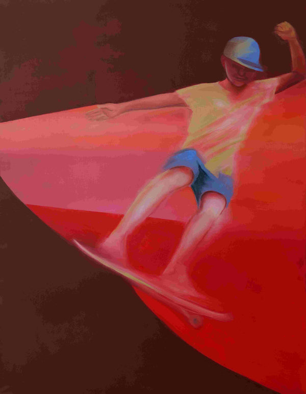 HALF PIPE 120x100cm / Leinwanddruck in Originalgröße