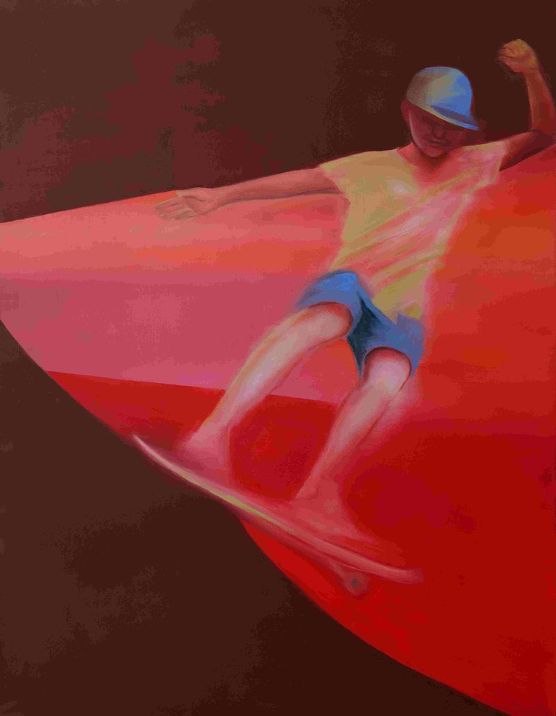 HALF PIPE 120x100cm / Leinwanddruck in Originalgröße