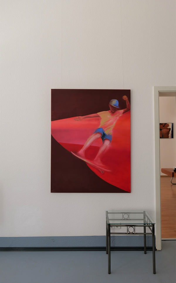 HALF PIPE 120x100cm / Leinwanddruck in Originalgröße