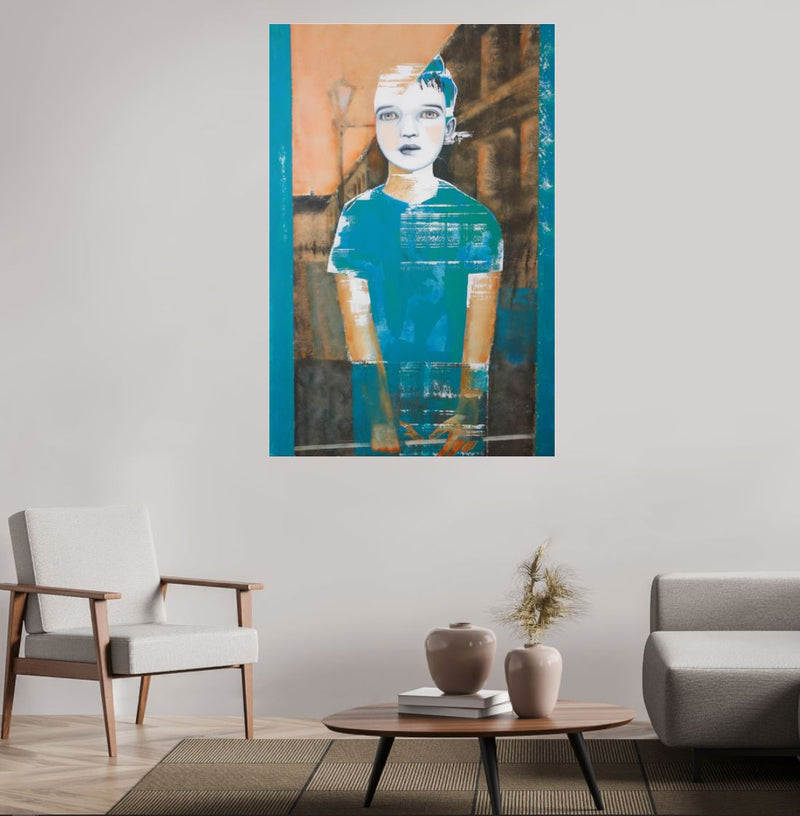 (A)   KING OF THE STREET     Serie:  Nicht von dieser Welt   150x100cm