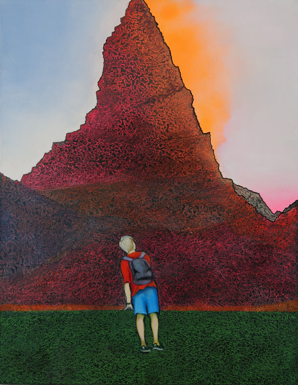 DER PROPHET  90x70cm / Leinwanddruck in Originalgröße