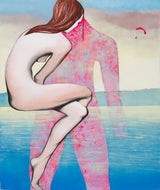 (2) SERIE Frauen in der Mythologie: PSYCHE 130x110cm / Leinwanddruck in Originalgröße