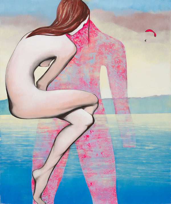 (2) SERIE Frauen in der Mythologie: PSYCHE 130x110cm / Leinwanddruck in Originalgröße
