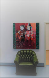 (A)  ROBIN HOOD  Serie: Nicht von dieser Welt  120x120cm