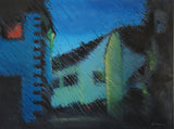 ABENDREGEN  60x80cm / Leinwanddruck in Originalgröße