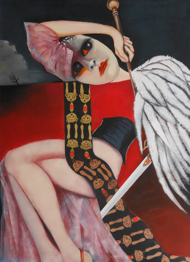 (2) SERIE -  Frauen in der Mythologie: TURANDOT  150x110cm / Leinwanddruck in Originalgröße